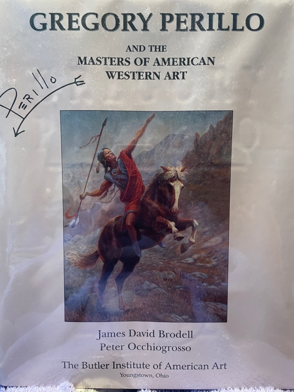 Gregory Perillo and the Masters of American Western Art Hardcover Book